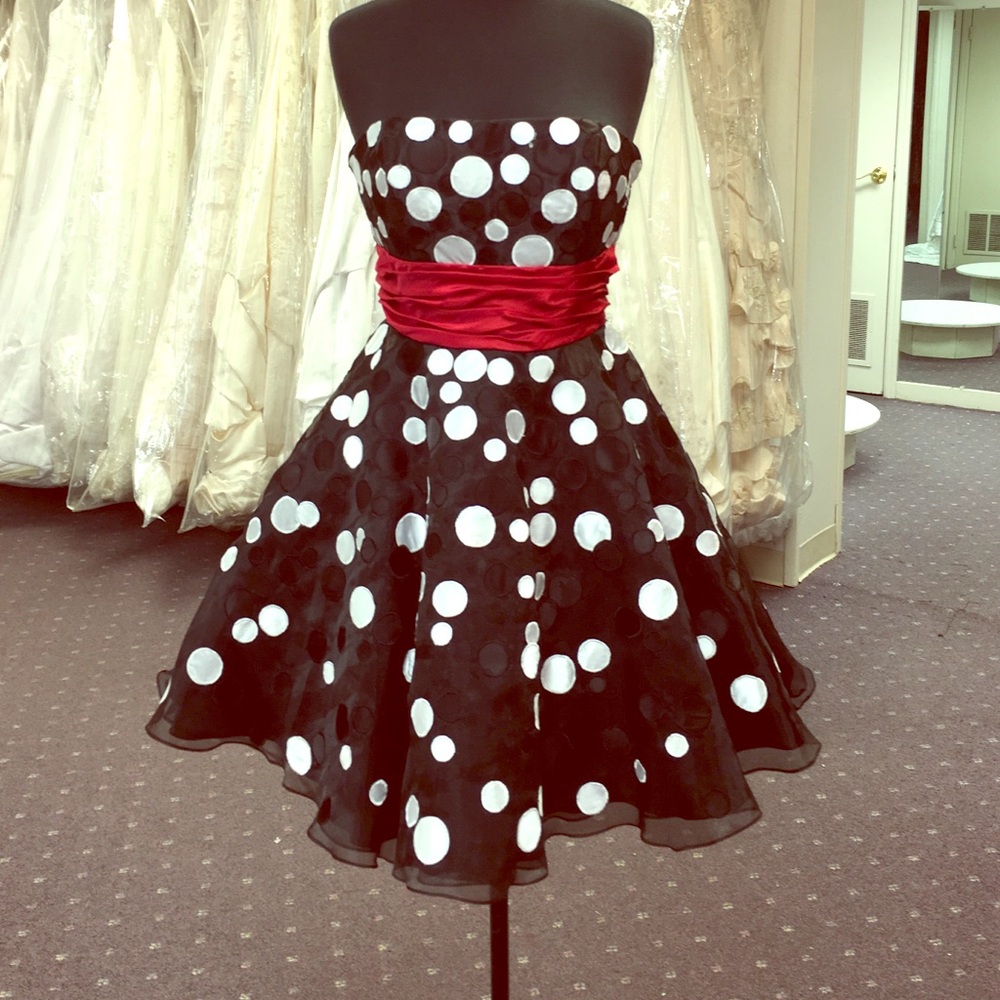 Polka dot gown